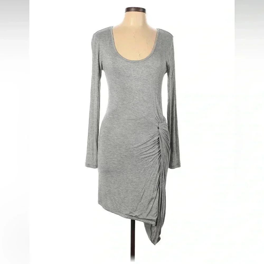PLANET GOLD | size large gray dress